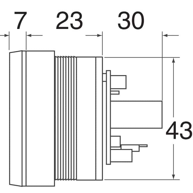 DK857B C-TON Industries Indicateurs de panneau